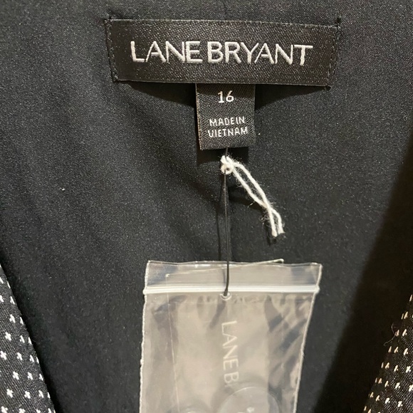 Lane Bryant Ladies Black & White Speck Blazer - 16 - Picture 2 of 12